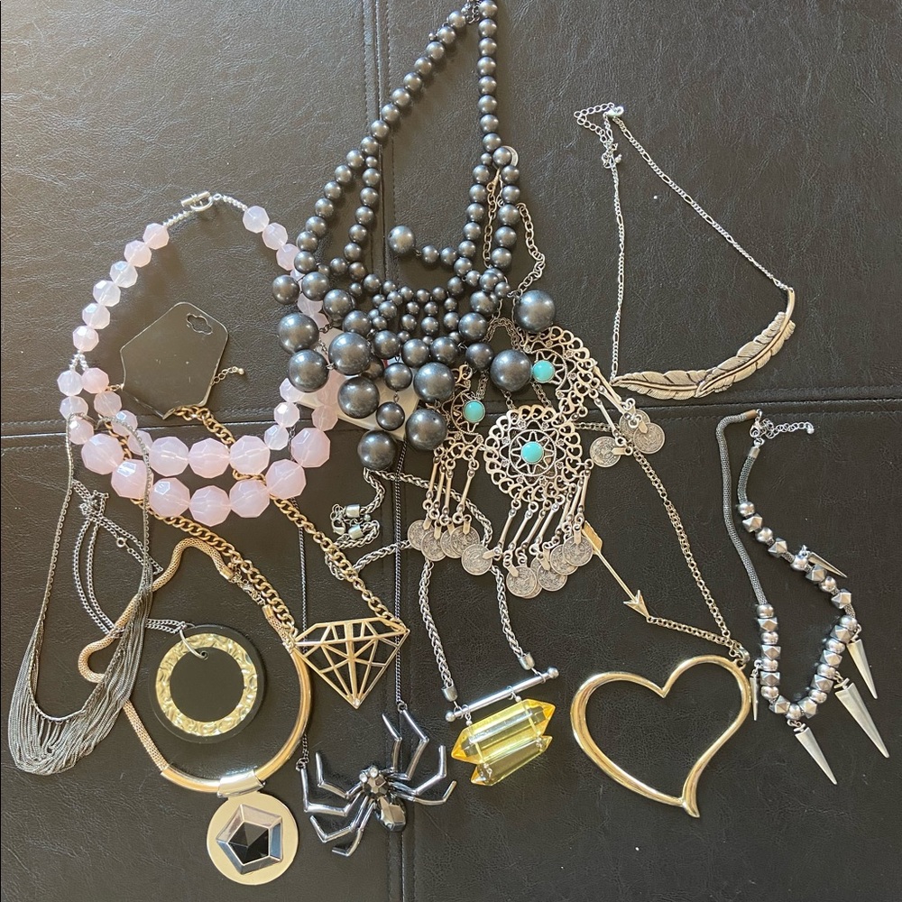 Bold Statement Necklace Lot! Urban Outfitters H&M